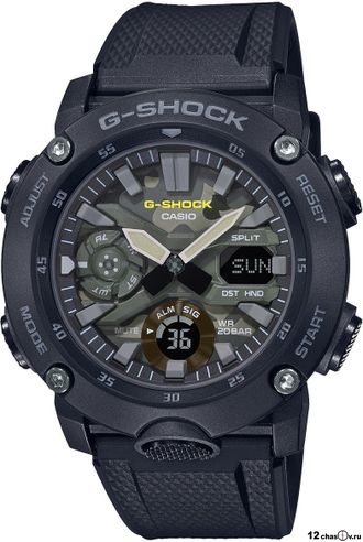 Мужские японские наручные часы Casio G-Shock GA-2000SU ...