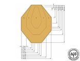 Мишень IPSC micro, картон