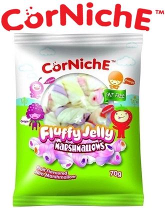 Желе Corniche-Fluffy Jelly Marshmallow 70g (24 шт)