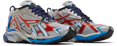 Balenciaga Runner Sneaker Grey Red Blue