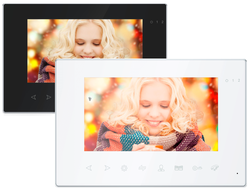 AHD видеодомофон SATVISION SVM-718AMD (White / Black)