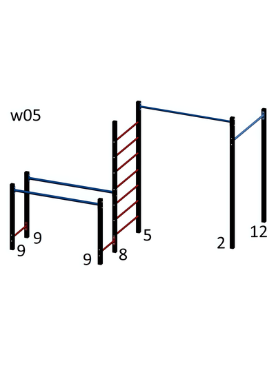 Спортивная площадка WORKOUT w05