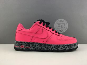 Nike Air Force 1 низкие розовые, Прессованная кожа (36-37) Арт. 008M