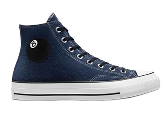 Кеды Converse Stussy Chuck Taylor 70 синие высокие