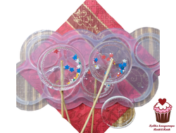 Форма для леденцов-погремушек Кружки