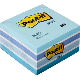 Блок-кубик Post-it куб 2028-B, 76х76, голубой (450 л)