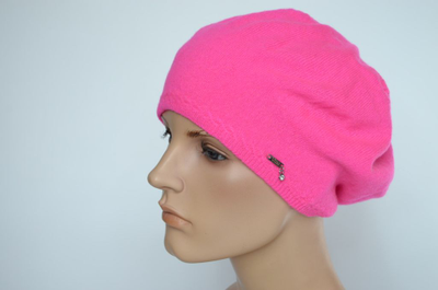 Берет Vizio 1104 кашемир ярко - розовый