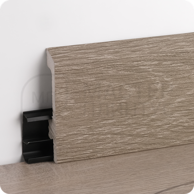 Плинтус из дюрополимера Winart Quadro Pro 80х16х2000 мм. Корфу 020