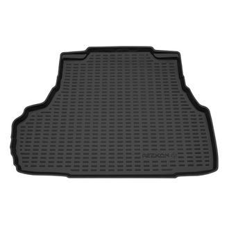 Коврик в багажник пластиковый (черный) для Chevrolet Epica (06-12)  (Борт 4см)