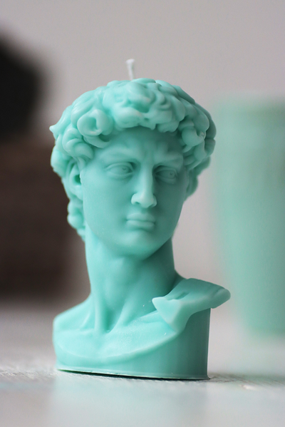 Свеча "Давид" Бирюза