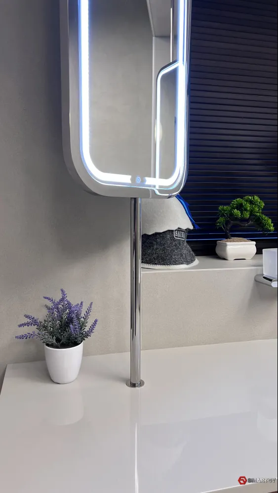 Зеркала поворотные с подсветкой - ручной работы