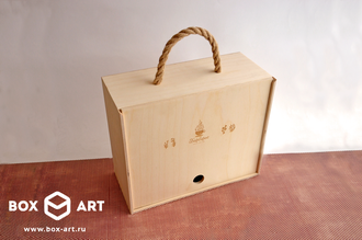 футляр подарочный, с ручкой