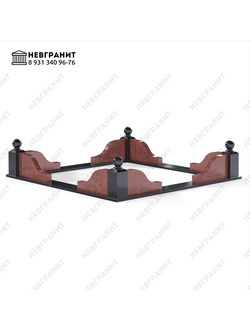 Гранитные ограды на могилу