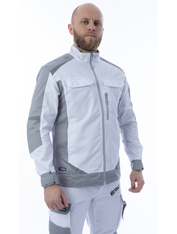 Куртка BRODEKS KS 202 цв. белый/серый