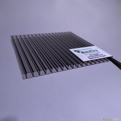 Сотовый поликарбонат "NOVATTRO" 10 мм бронза