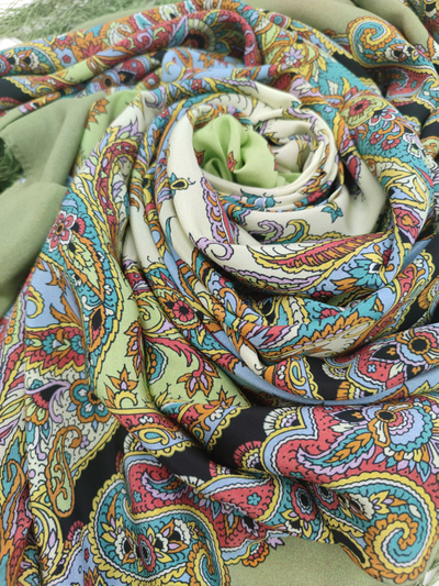 Павловопосадский платок Восточные сладости 1429-2