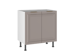 Кухня ФЬЮЖН - Стол С-80 2-дверный мокко