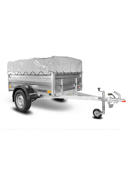 Прицеп «Спутник PRO» (1900x1200x480) увеличенный борт, оцинкованная рама, с силовым подрамником