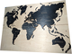 Карта мира  из дерева 1 слой (1800x1000 мм)
