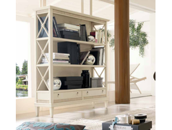 Книжный стеллаж с двумя ящиками (L140*P38*h160) art.24.15 TOSATO