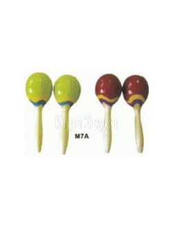 Деревянные маракасы на ручке