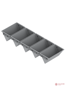 Форма хлебная тостерная Треугольная 5(185 х 110 х 85 мм)