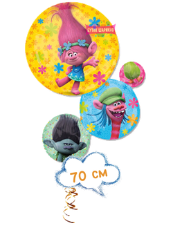 Воздушный шар Тролли с гелием