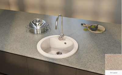 Кухонная мойка Fostogran FGD 51N, 510x510x160мм. 551-Дюна