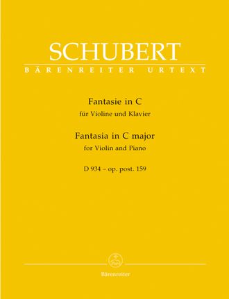 Schubert Fantasia for Violin and Piano C-Dur D934 op. post. 159