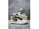 Nike Air Jordan 1 Mid Sail and Burgundy