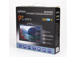 Телевизор с цифровым тюнером DVB-T2 9" Eplutus EP-910ТD