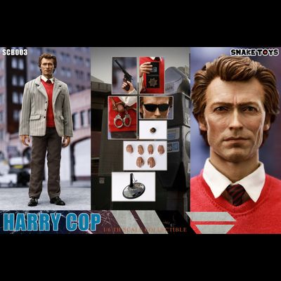 ПРЕДЗАКАЗ - Гарри Каллахан (Клинт Иствуд, "Грязный Гарри")  - Коллекционная фигурка 1/6 Police series classic Harry Cop (SCB03) - SNAKE TOYS ?ЦЕНА: 19900 РУБ.?