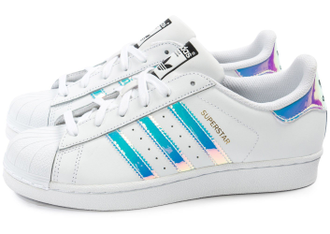 Adidas SuperStar Белые хамелеон (36-40) Арт. 010М