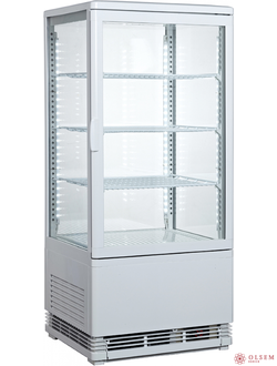 Витрина холодильная VIATTO VA-RT-78W белая