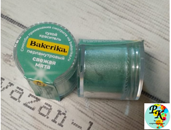 Краситель сухой перламутровый Bakerika «Свежая мята» 4 гр