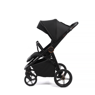 Коляска прогулочная Peppy Marco 2026, Rose Black (Черный с золотом)
