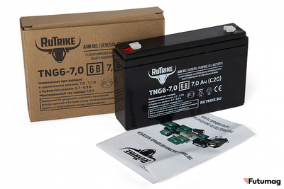Аккумуляторная батарея RuTrike TNG6-7,0 (6V7,0A/H C20)