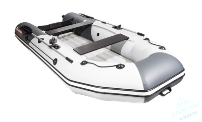 Лодка ПВХ Мастер Лодок Таймень NX3200НДНД "Комби" Св.Серый / Графит