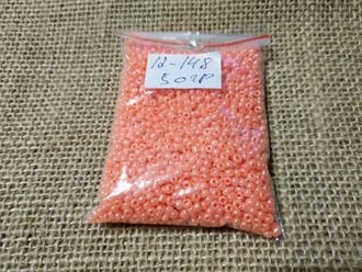 Бисер Китайский №12-148 непрозрачный персиковый, 50 грамм