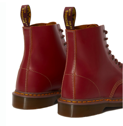 Dr. Martens 1460 Vintage Hf (Бордовые с коричневым)