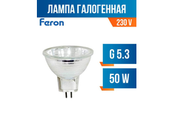 Feron Лампа галогенная, 50W 230V JCDR/G5.3, HB8 2153
