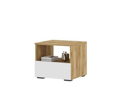 Гостиная ХЕЛЕН - Тумба ТБ 01 Дуб Крафт золотой/Белый Шагрень