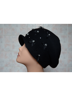 итальянская вязанная кепка зимняя Vizio Италия 4876