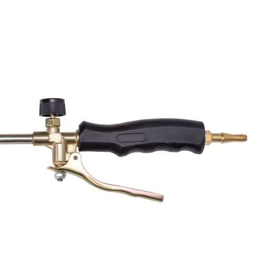 Горелка кровельная газовоздушная ГВ-1000Р, д.76 (вентиль/рычаг, изгиб 150*)