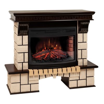 Электрокамин Стоун AO с очагом FireField 25