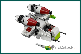Lego Star Wars 75076 Republic Gunship Microfighter