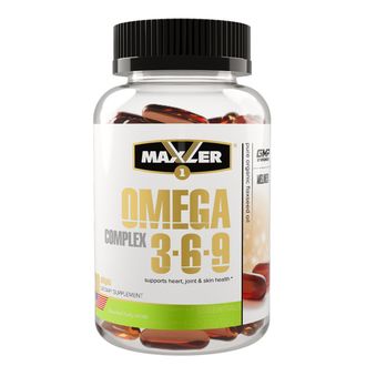 Omega 3-6-9 complex (90 капсул)Maxler