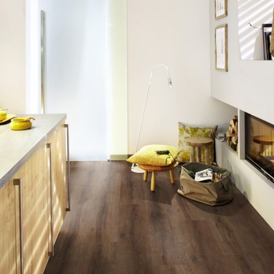 Виниловый пол Wineo 800 Wood XL Santorini Deep Oak DB00061 клеевой