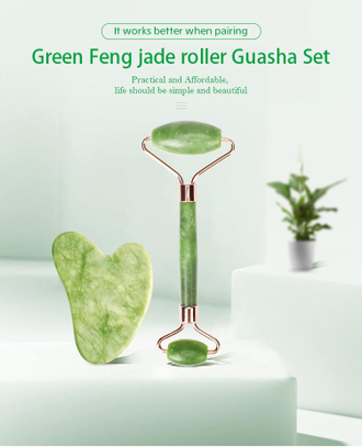 Flawless Contour ბრენდის კვარცის მასაჟორი 2 ინ 1 , როლერი და გუაშა