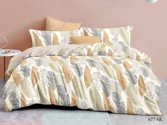 Постельное белье Cleo двуспальное сатин 180х210х1 230х240х1 70х70х2 20/877-SK